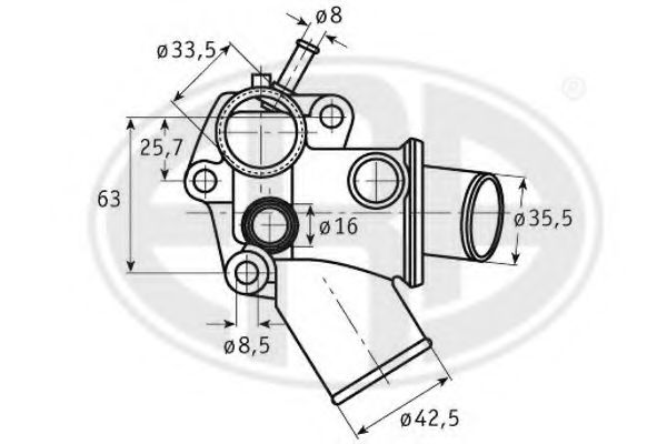 Imagine termostat,lichid racire ERA 350270