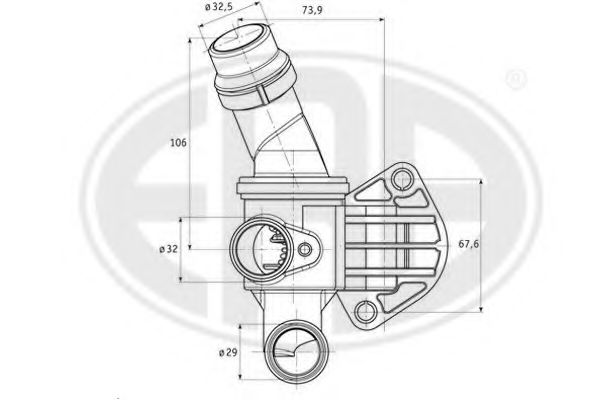 Imagine termostat,lichid racire ERA 350288