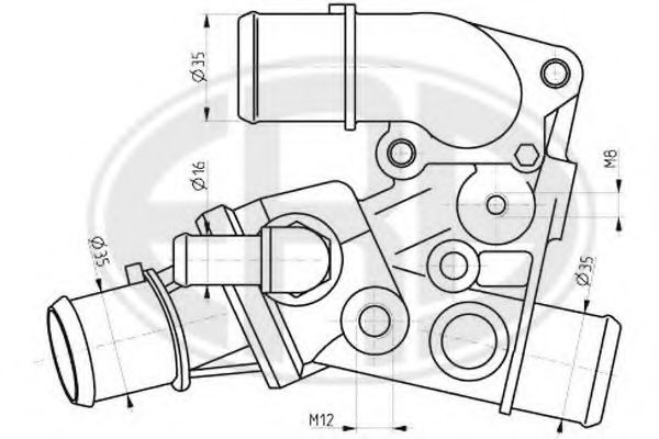 Imagine termostat,lichid racire ERA 350304