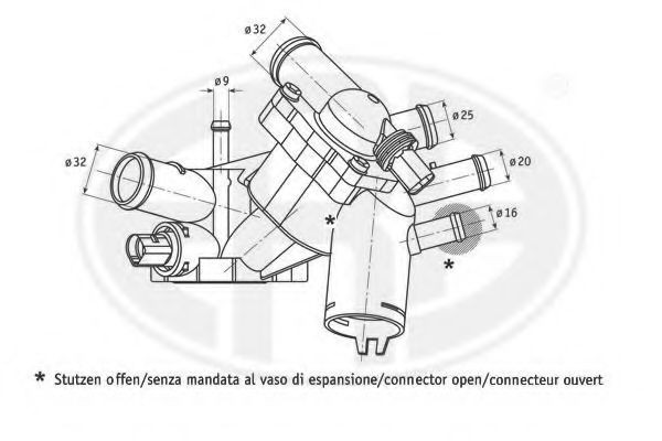 Imagine termostat,lichid racire ERA 350326