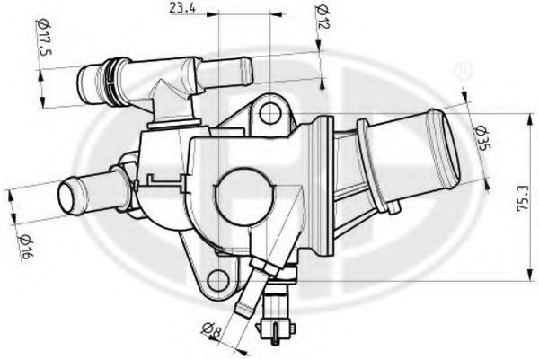 Imagine termostat,lichid racire ERA 350331