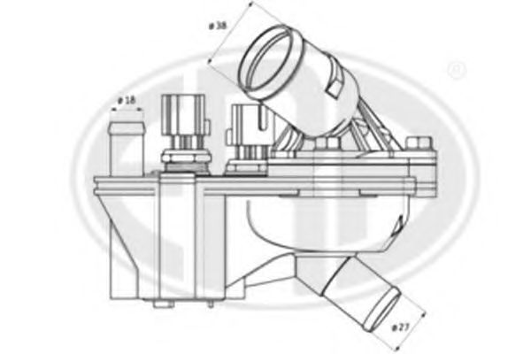 Imagine termostat,lichid racire ERA 350349