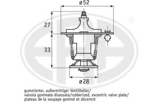 Imagine termostat,lichid racire ERA 350353