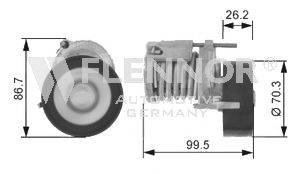 Imagine intinzator,curea transmisie FLENNOR FA20904