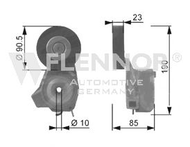 Imagine intinzator,curea transmisie FLENNOR FA99071