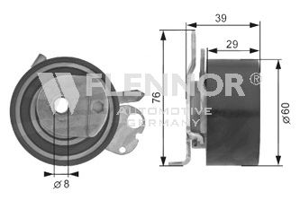 Imagine rola intinzator,curea distributie FLENNOR FS02103