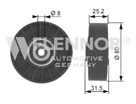 Imagine rola intinzator,curea transmisie FLENNOR FS99330