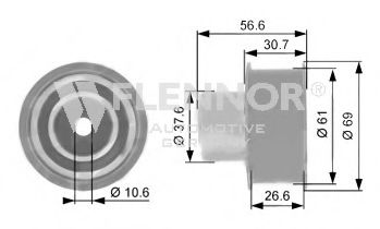 Imagine Rola ghidare/conducere, curea distributie FLENNOR FU11049