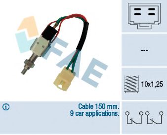 Comutator lumini frana FAE 24260