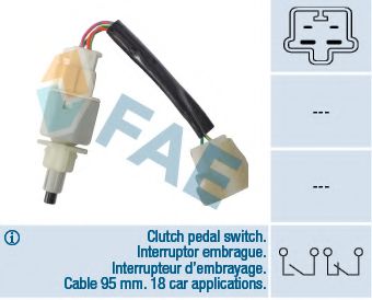 Imagine Comutator lumini frana FAE 24604