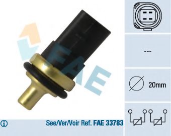 Imagine senzor,temperatura lichid de racire FAE 33781