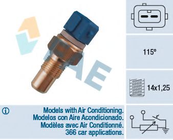 Imagine senzor,temperatura lichid de racire FAE 34110