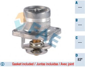 Termostat,lichid racire FAE 5334383