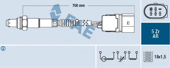 Imagine Sonda Lambda FAE 75014