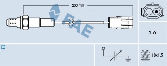 Imagine Sonda Lambda FAE 77103