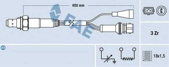 Imagine Sonda Lambda FAE 77106