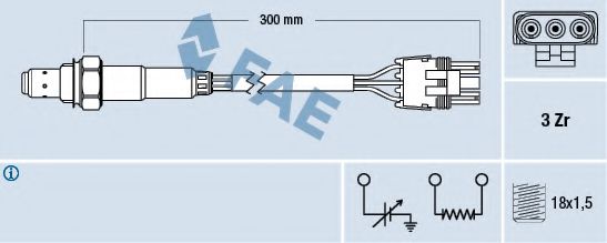 Imagine Sonda Lambda FAE 77116