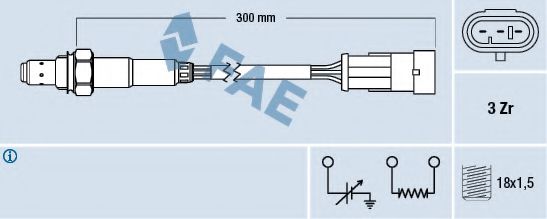 Imagine Sonda Lambda FAE 77121