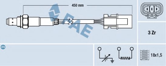 Imagine Sonda Lambda FAE 77122