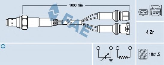 Imagine Sonda Lambda FAE 77124