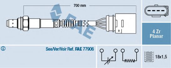 Imagine Sonda Lambda FAE 77141