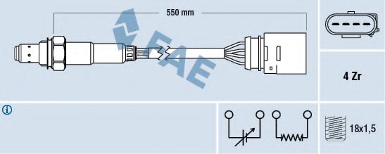 Imagine Sonda Lambda FAE 77150