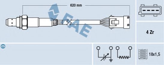 Imagine Sonda Lambda FAE 77164