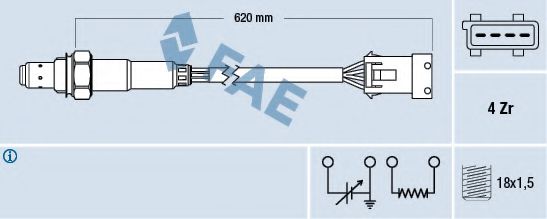 Imagine Sonda Lambda FAE 77166