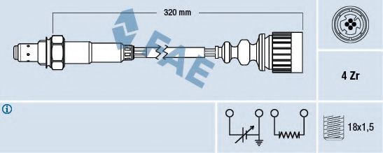 Imagine Sonda Lambda FAE 77172