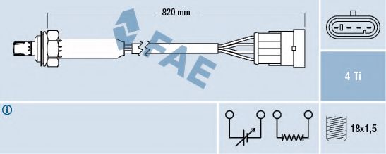 Imagine Sonda Lambda FAE 77184