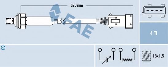 Imagine Sonda Lambda FAE 77188