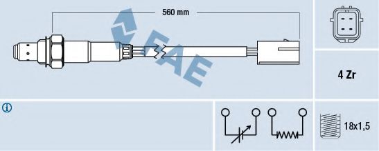 Imagine Sonda Lambda FAE 77196