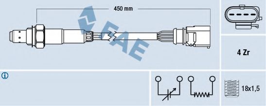 Imagine Sonda Lambda FAE 77198