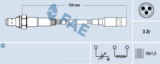 Imagine Sonda Lambda FAE 77199