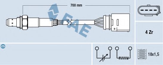 Imagine Sonda Lambda FAE 77205