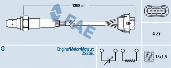 Imagine Sonda Lambda FAE 77248