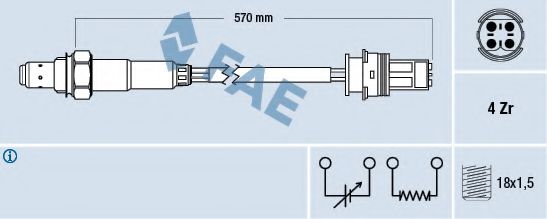 Imagine Sonda Lambda FAE 77268