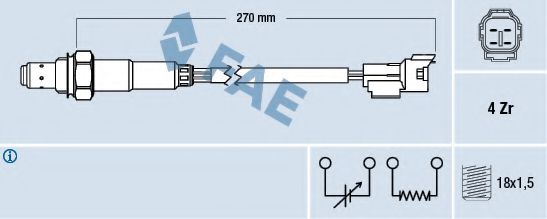 Imagine Sonda Lambda FAE 77296