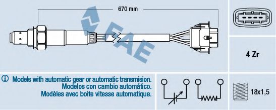 Imagine Sonda Lambda FAE 77304