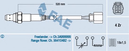 Imagine Sonda Lambda FAE 77318