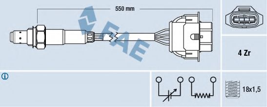 Imagine Sonda Lambda FAE 77342