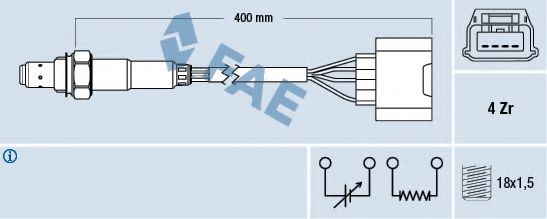 Imagine Sonda Lambda FAE 77345