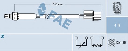 Imagine Sonda Lambda FAE 77350