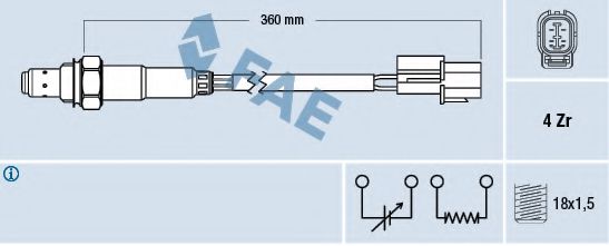 Imagine Sonda Lambda FAE 77375