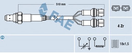 Imagine Sonda Lambda FAE 77387