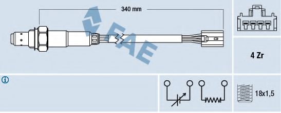 Imagine Sonda Lambda FAE 77388