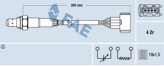 Imagine Sonda Lambda FAE 77389