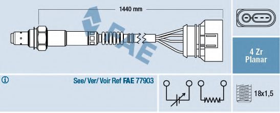 Imagine Sonda Lambda FAE 77400