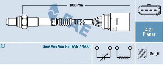 Imagine Sonda Lambda FAE 77404