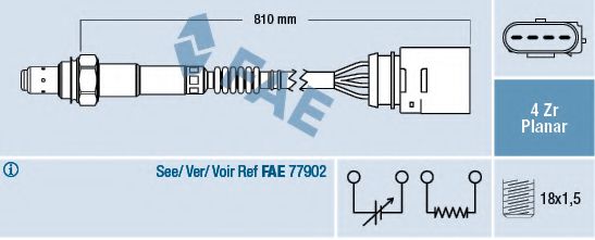 Imagine Sonda Lambda FAE 77406